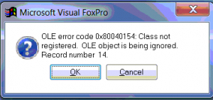 OLE error